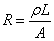 resistance of a conductor